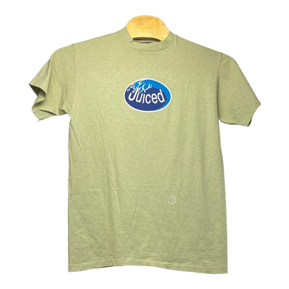 Vintage singlestitch liquid blue parody shirt oceanspray juiced parody 90’s SZ M